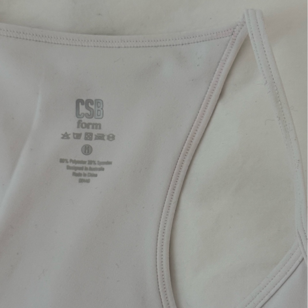 CSB Form Leisure Tank in White - Picture 4 of 4